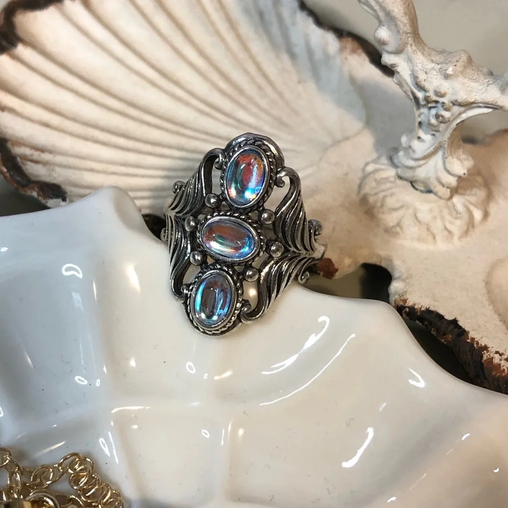 Vintage Style Trinket Dishes and Costume Jewelry Bundle Of Five New